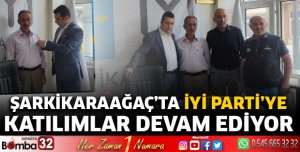 Şarkikaraağaç’ta İYİ Parti’ye katılımlar devam ediyor