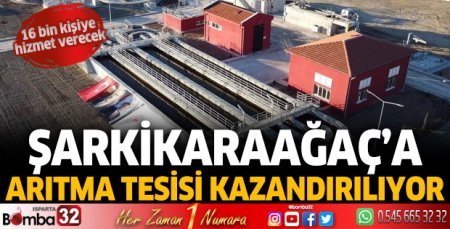 Şarkikaraağaç'a arıtma tesisi kazandırılıyor