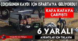 Şarkikaraağaç'da Feci Kaza!