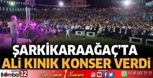 Şarkikaraağaç'ta Ali Kınık konseri