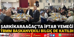 Şarkikaraağaç'ta iftar yemeği