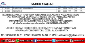 SATILIK ARAÇLAR