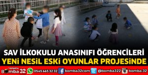 Sav İlkokulu Anasınıfı Öğrencileri New Generation Old Games ( Yeni Nesil Eski Oyunlar) Projesinde