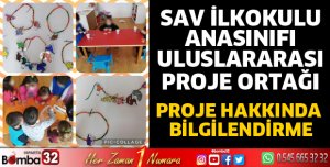 Sav İlkokulu Anasınıfı Uluslararası Proje ortağı