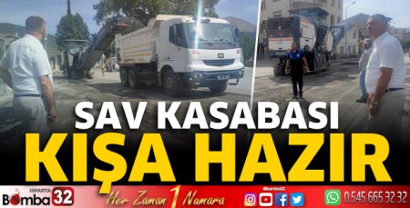 Sav Kasabası kışa hazır 