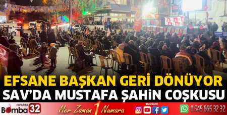 Sav tekrar Mustafa Şahin dedi