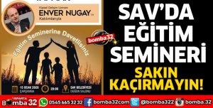 SAV’DA EĞİTİM SEMİNERİ