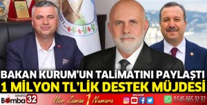 Sav'a 1 Milyon TL'lik alt yapı desteği