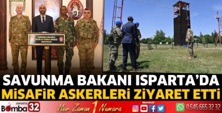 Savunma Bakanı Isparta'da 