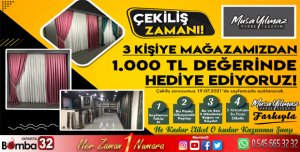 Sayfamızda Muhteşem Çekiliş Var