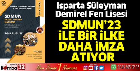 SD Fen Lisesi SDMUN’23 ile bir ilke daha imza atıyor