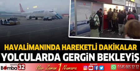 SD Havalimanı'nda gergin bekleyiş