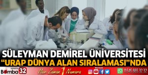SDÜ “URAP Dünya Alan Sıralaması”nda