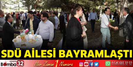 SDÜ ailesi bayramlaştı