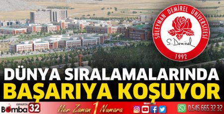 SDÜ başarıya koşuyor