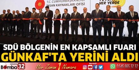 SDÜ bölgenin en kapsamlı fuarı GÜNKAF'ta yerini aldı