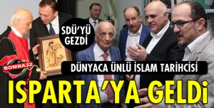 SDÜ, DÜNYACA ÜNLÜ İSLAM TARİHÇİSİ PROF. DR. FUAT SEZGİN'İ AĞIRLADI