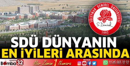 SDÜ dünyanın en iyileri arasında
