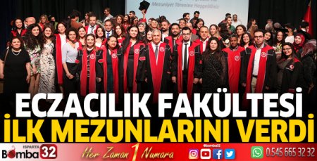 SDÜ Eczacılık Fakültesi ilk mezunlarını uğurladı
