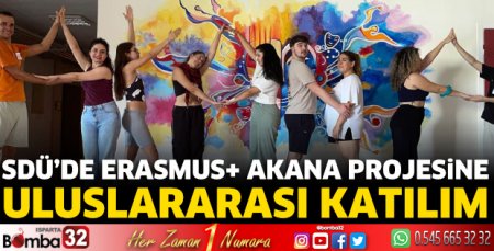 SDÜ Erasmus projesine uluslararası katılım