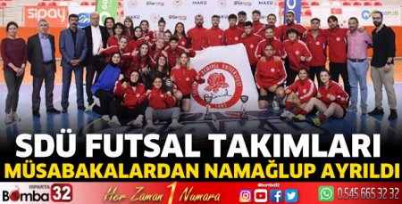 SDÜ Futsal Takımları müsabakalardan namağlup ayrıldı