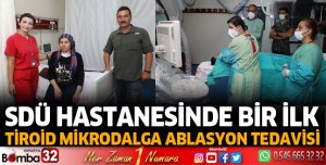 SDÜ hastanesinde bir ilk