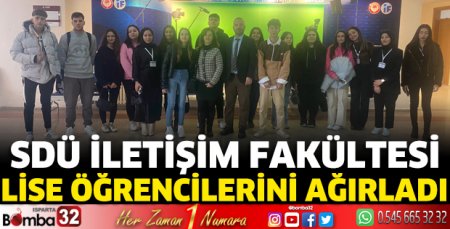 SDÜ İletişim Fakültesi lise öğrencilerini ağırladı
