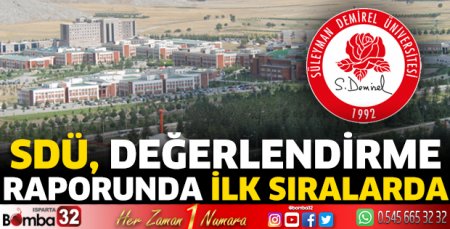 SDÜ İzleme ve Değerlendirme Raporu'nda ilk sıralarda