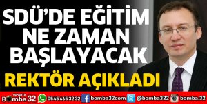 SDÜ KARMA EĞİTİM YÖNTEMİ İLE EĞİTİME BAŞLIYOR