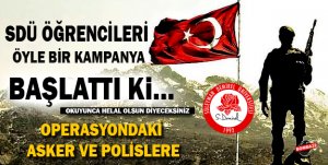 SDÜ Öğrencileri Öyle Bir Kampanya Başlattı Ki...