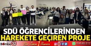 SDÜ öğrencilerinden harekete geçiren proje