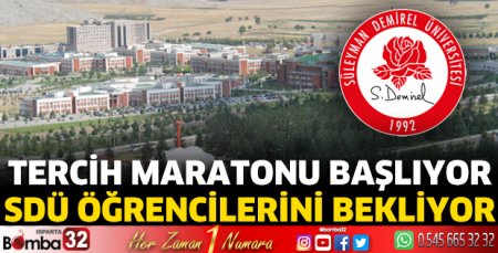 SDÜ öğrencilerini bekliyor