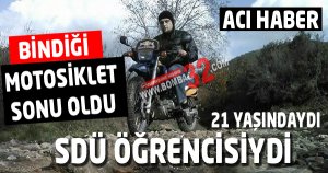 SDÜ Öğrencisi Kazada Hayatını Kaybetti