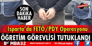 SDÜ ÖĞRETİM GÖREVLİSİ FETÖ'DAN TUTUKLANDI