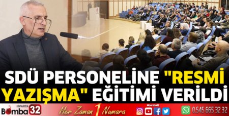 SDÜ personeline 
