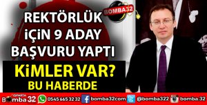 SDÜ REKTÖRLÜĞÜ İÇİN 9 BAŞVURU