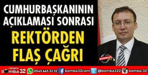 SDÜ REKTÖRÜ ÇARIKÇI’DAN AÇIKLAMA