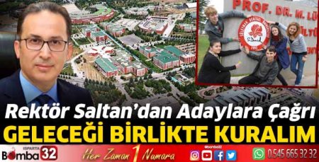SDÜ Rektörü Saltan’dan YKS Mesajı