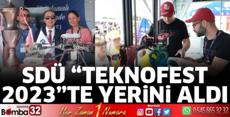 SDÜ TEKNOFEST 2023'te Yerini Aldı