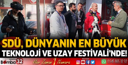 SDÜ TEKNOFEST'e katıldı