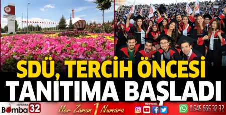 SDÜ, tercih öncesi tanıtıma başladı