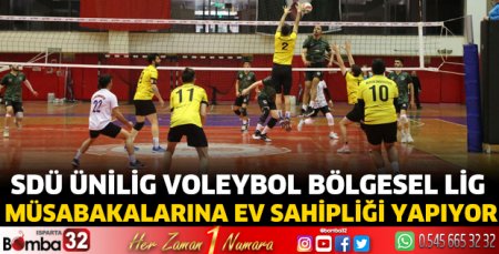 SDÜ Ünilig Voleybol Bölgesel Lig müsabakalarına ev sahipliği yapıyor