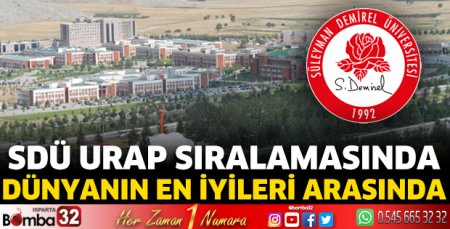 SDÜ URAP sıralamasında dünyanın en iyileri arasında