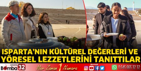 SDÜ’lü gençlerden Isparta’nın değerlerini yansıtan proje