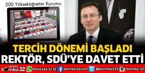 SDÜ’YE DAVET ETTİ