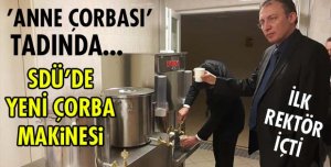 SDÜ'DE BARDAK ÇORBA HİZMETİ