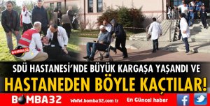 SDÜ'DE DEPREM VE YANGIN TATBİKATI