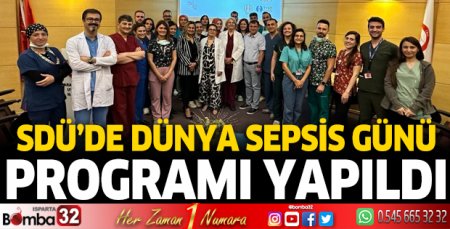 SDÜ'de Dünya Sepsis Günü programı düzenlendi