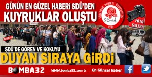 SDÜ'DE GÜZEL ŞEYLER OLMAYA DEVAM EDİYOR  YOĞUN İLGİ 