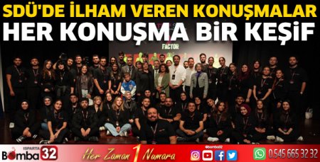 SDÜ'de ilham veren konuşmalar